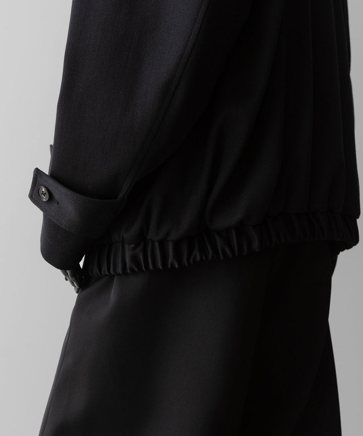 ssstein(シュタイン)のW/SI SATIN OVERSIZED DOUBLE BREAST BLOUSON - BLACKの公式通販サイトsession福岡セレクトショップ