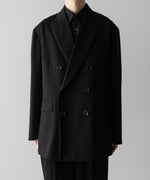 画像をギャラリービューアに読み込む, ssstein(シュタイン)のOVERSIZED DOUBLE BREASTED JACKET - BLACKの公式通販サイトsession福岡セレクトショップ
