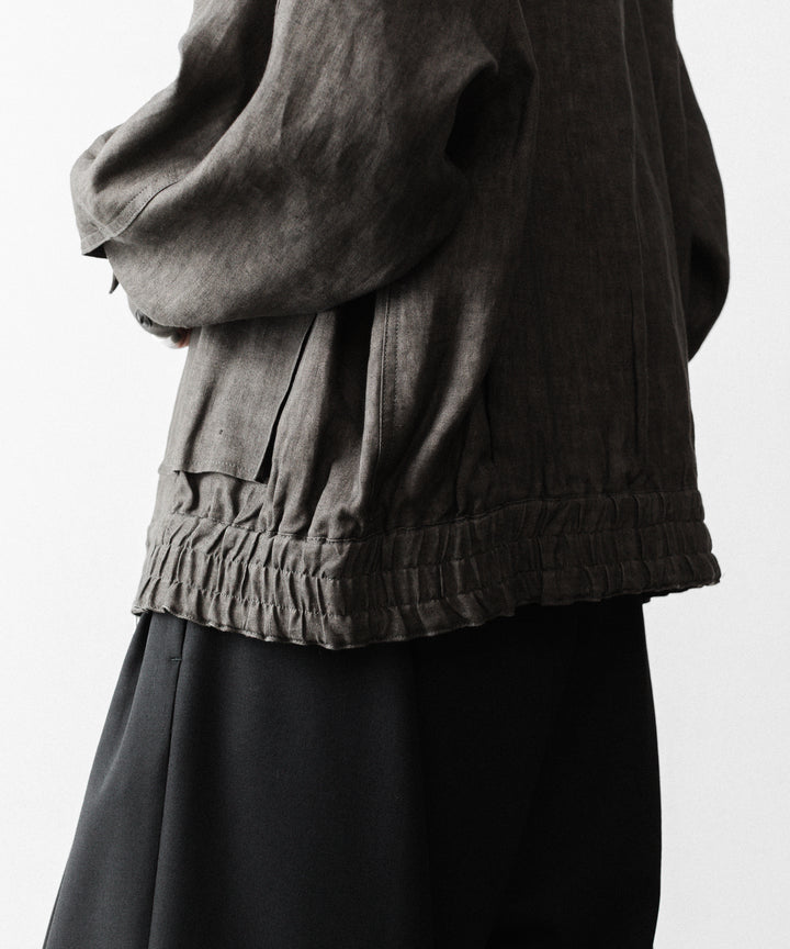 nakedgauge(ネイキッドゲージ)のSUMI LINEN N48 BLOUSON - CHARCOAL GRAYの公式通販サイトsession福岡セレクトショップ