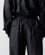画像をギャラリービューアに読み込む, ssstein(シュタイン)のWOOL/SILK WIDE EASY TROUSERS - BLACKの公式通販サイトsession福岡セレクトショップ
