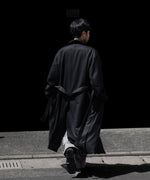 画像をギャラリービューアに読み込む, ssstein(シュタイン)のWOOL FLANNEL OVERSIZED DOUBLE BREASTED COAT - BLACKの公式通販サイトsession福岡セレクトショップ
