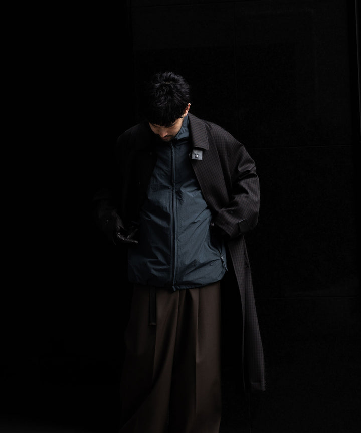 stein(シュタイン)の23AWコレクションWINDBREAKER STAND COLLAR JACKETのDARK GREY 公式通販サイトsession福岡セレクトショップ