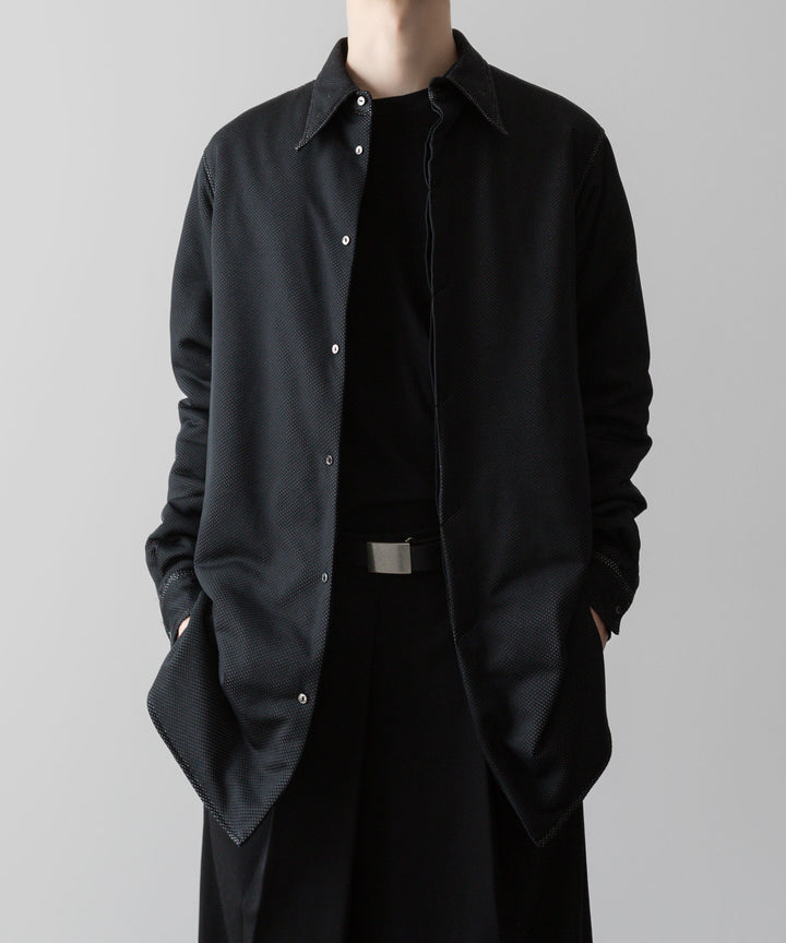 ato(アトウ)のPADDED SHIRT BLUSON - BLACKの公式通販サイトsession福岡セレクトショップ