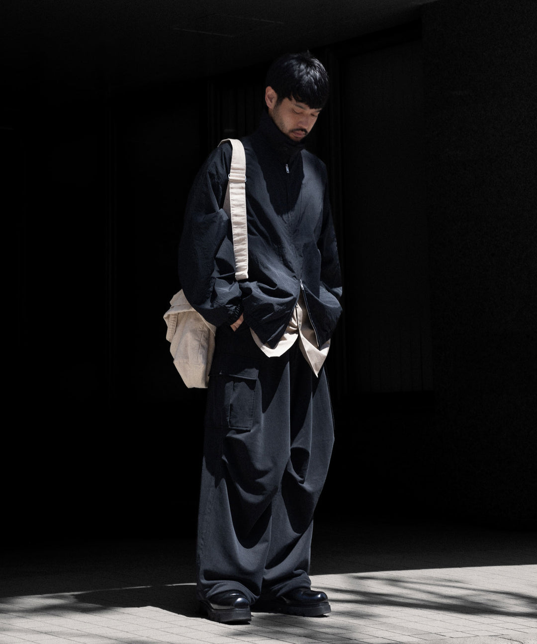 【KaILI】DIRTY TRANSFORM BAG L - D.NATURAL