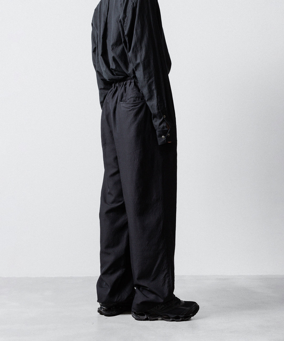 ssstein(シュタイン)のWOOL/SILK WIDE EASY TROUSERS - BLACKの公式通販サイトsession福岡セレクトショップ