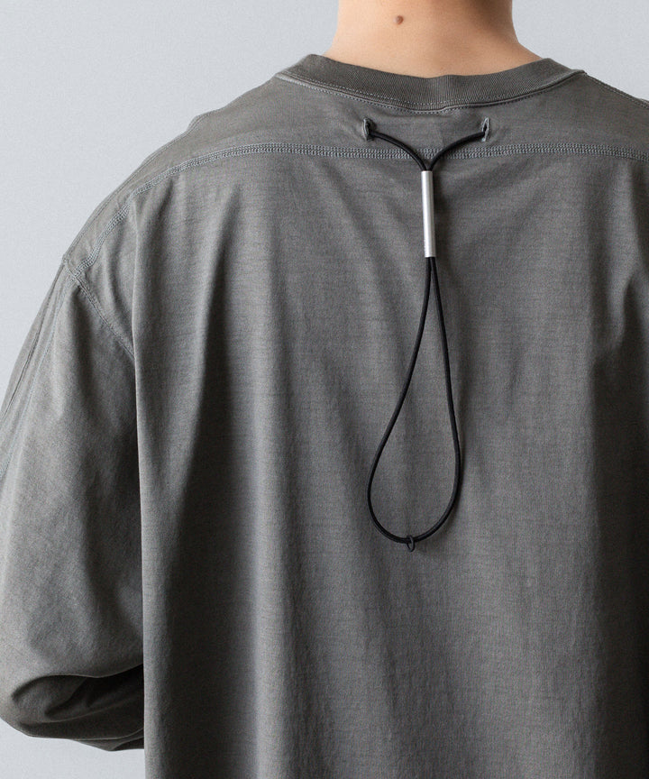 VEIN ヴェインの100/3 SUEDE JERSEY DISTRESSED VESSEL L/S TEE - GRAYの公式通販サイトsession福岡セレクトショップ