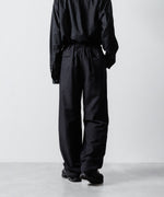 画像をギャラリービューアに読み込む, ssstein(シュタイン)のWOOL/SILK WIDE EASY TROUSERS - BLACKの公式通販サイトsession福岡セレクトショップ
