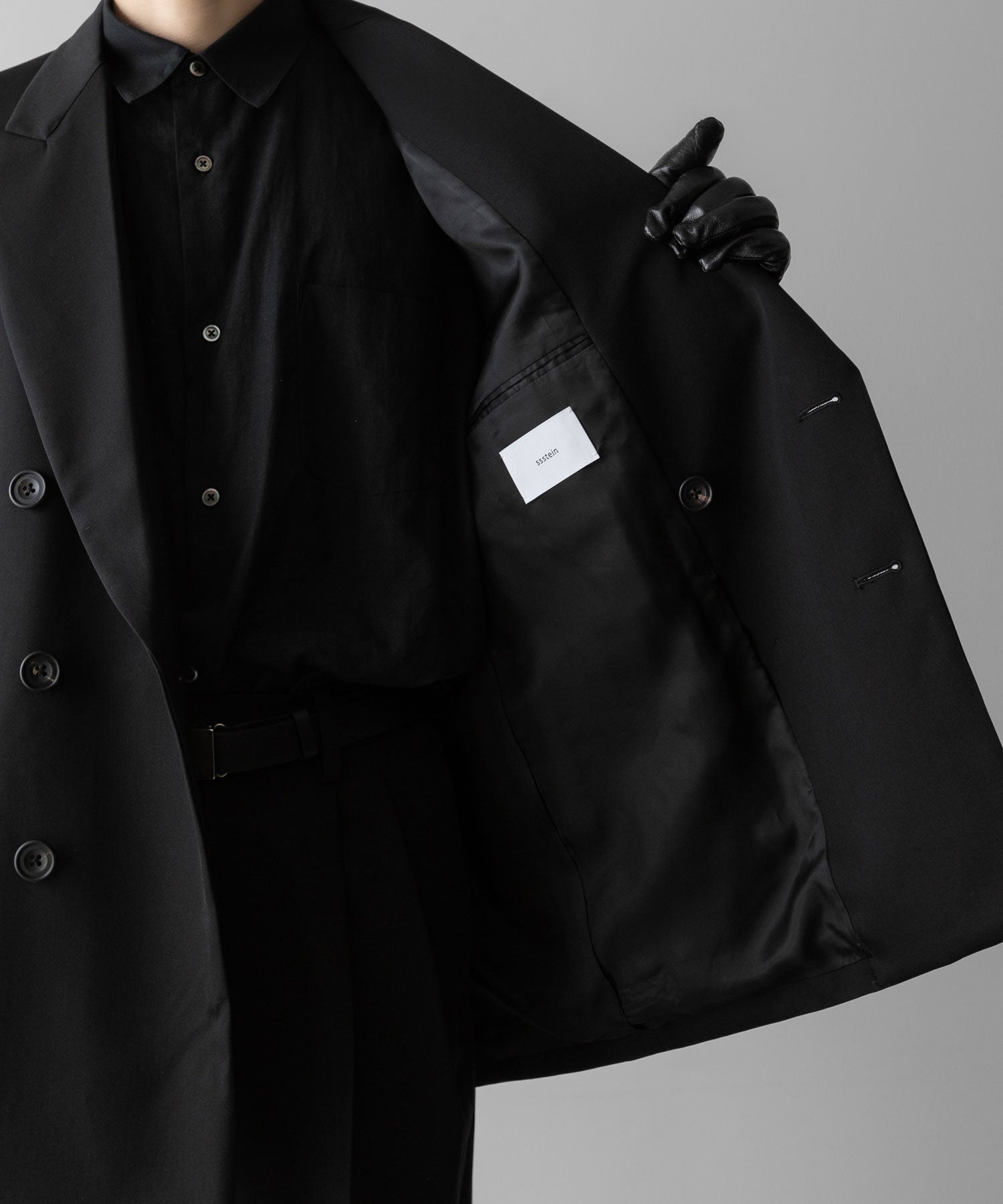 ssstein(シュタイン)のOVERSIZED DOUBLE BREASTED JACKET - BLACKの公式通販サイトsession福岡セレクトショップ