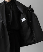 画像をギャラリービューアに読み込む, ssstein(シュタイン)のOVERSIZED DOUBLE BREASTED JACKET - BLACKの公式通販サイトsession福岡セレクトショップ
