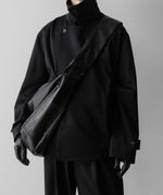 画像をギャラリービューアに読み込む, ssstein(シュタイン)のW/SI SATIN OVERSIZED DOUBLE BREAST BLOUSON - BLACKの公式通販サイトsession福岡セレクトショップ
