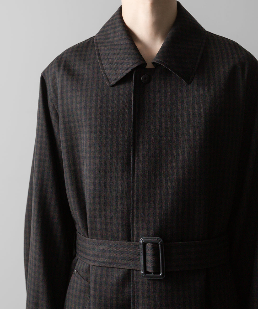 ssstein-シュタインのOVERSIZED BALMACAAN COATのGINGHAM公式通販サイトsession福岡セレクトショップ