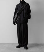 画像をギャラリービューアに読み込む, ssstein(シュタイン)のW/SI SATIN OVERSIZED DOUBLE BREAST BLOUSON - BLACKの公式通販サイトsession福岡セレクトショップ
