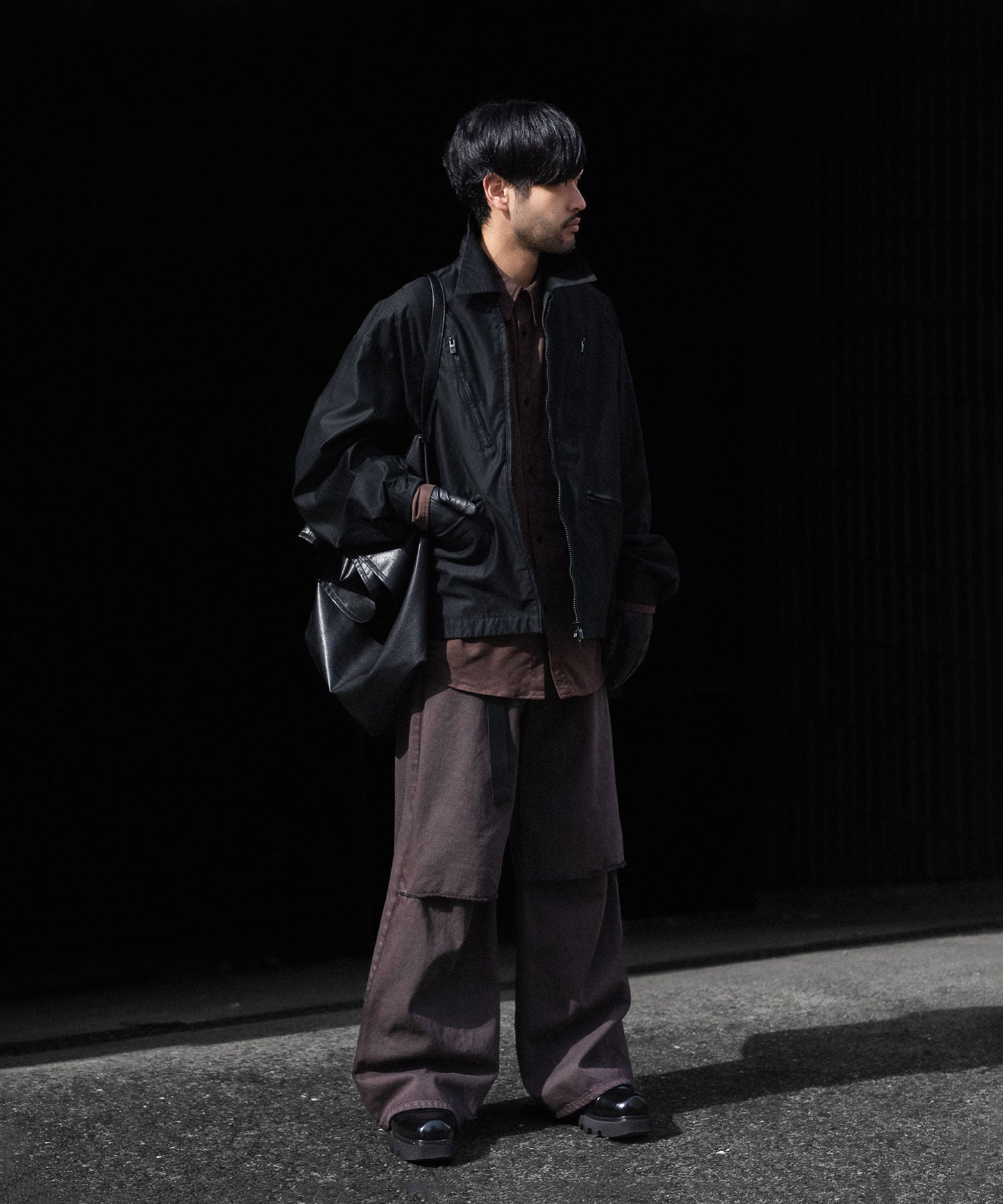 VEIN ヴェインの11OZ DENIM CUT OFF BAGGY TROUSERS - D.BROWNの公式通販サイトsession福岡セレクトショップ