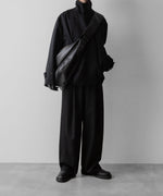 画像をギャラリービューアに読み込む, ssstein(シュタイン)のW/SI SATIN OVERSIZED DOUBLE BREAST BLOUSON - BLACKの公式通販サイトsession福岡セレクトショップ
