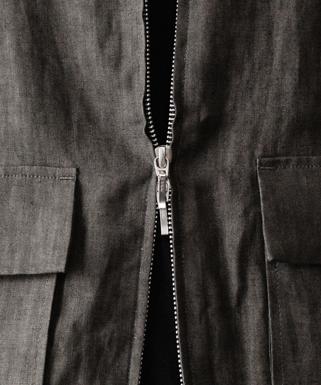nakedgauge(ネイキッドゲージ)のSUMI LINEN N48 BLOUSON - CHARCOAL GRAYの公式通販サイトsession福岡セレクトショップ