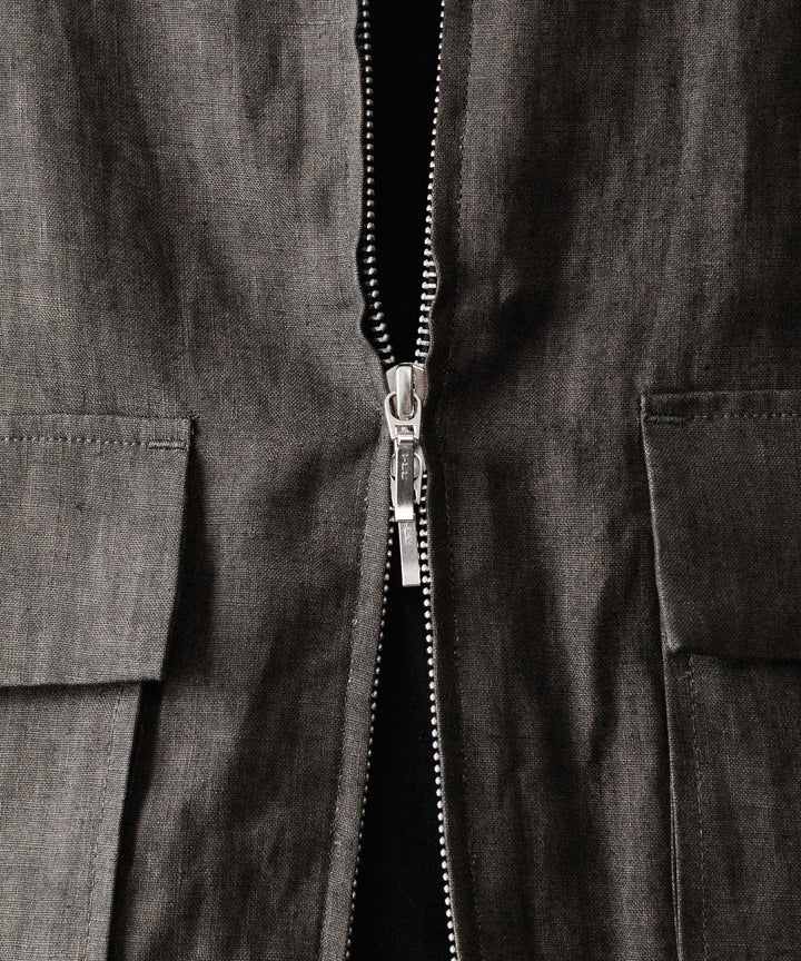 nakedgauge(ネイキッドゲージ)のSUMI LINEN N48 BLOUSON - CHARCOAL GRAYの公式通販サイトsession福岡セレクトショップ