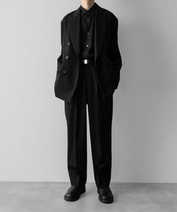 ssstein(シュタイン)のOVERSIZED DOUBLE BREASTED JACKET - BLACKの公式通販サイトsession福岡セレクトショップ