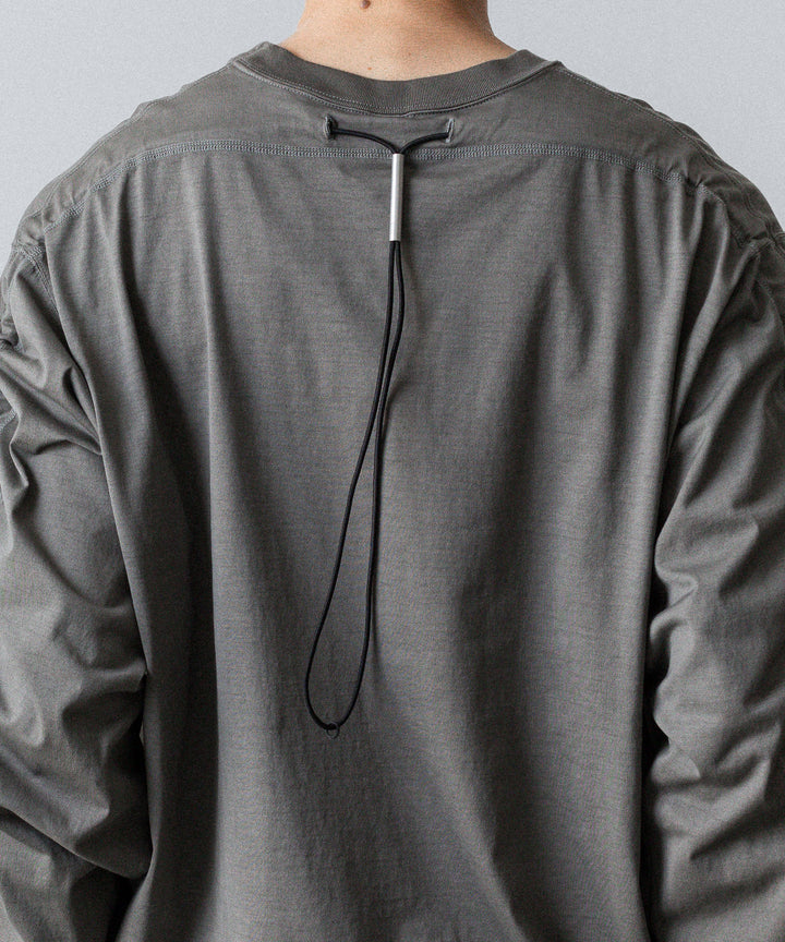 VEIN ヴェインの100/3 SUEDE JERSEY DISTRESSED VESSEL L/S TEE - GRAYの公式通販サイトsession福岡セレクトショップ