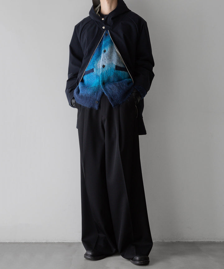 stein(シュタイン)の24SSコレクションGRADATION MOHAIR KNIT CARDIGANのBLUE BLACK GRADATION公式通販サイトsession福岡セレクトショップ
