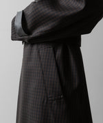 画像をギャラリービューアに読み込む, 【ssstein】OVERSIZED BALMACAAN COAT - GINGHAM
