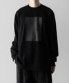 【ssstein】OVERSIZED LONG SLEEVE TEE [TWIST] - BLACK