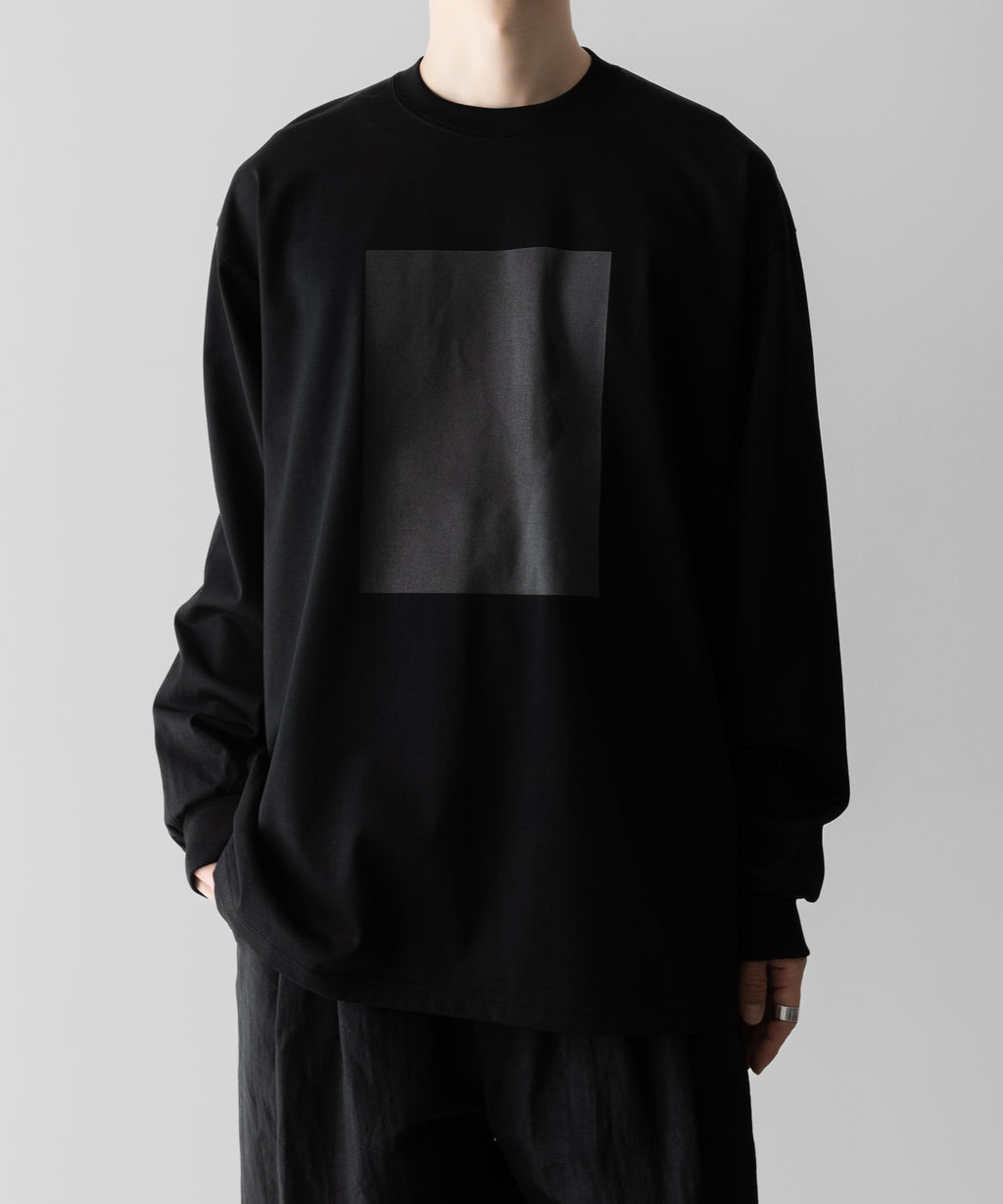 ssstein(シュタイン)のOVERSIZED LONG SLEEVE TEE [TWIST] - BLACKの公式通販サイトsession福岡セレクトショップ