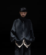 画像をギャラリービューアに読み込む, 【ssstein】RECYCLED NYLON OVERSIZED ZIP JACKET -  BLACK
