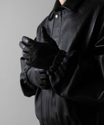 画像をギャラリービューアに読み込む, ssstein(シュタイン)のLEATHER ZIP SHORT JACKET - BLACKの公式通販サイトsession福岡セレクトショップ
