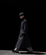 画像をギャラリービューアに読み込む, ssstein(シュタイン)のWOOL FLANNEL OVERSIZED DOUBLE BREASTED COAT - BLACKの公式通販サイトsession福岡セレクトショップ

