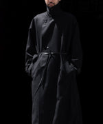 画像をギャラリービューアに読み込む, ssstein(シュタイン)のWOOL FLANNEL OVERSIZED DOUBLE BREASTED COAT - BLACKの公式通販サイトsession福岡セレクトショップ
