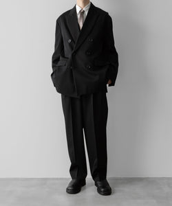 ssstein(シュタイン)のTWO TUCK EASY TROUSERS - BLACKの公式通販サイトsession福岡セレクトショップ