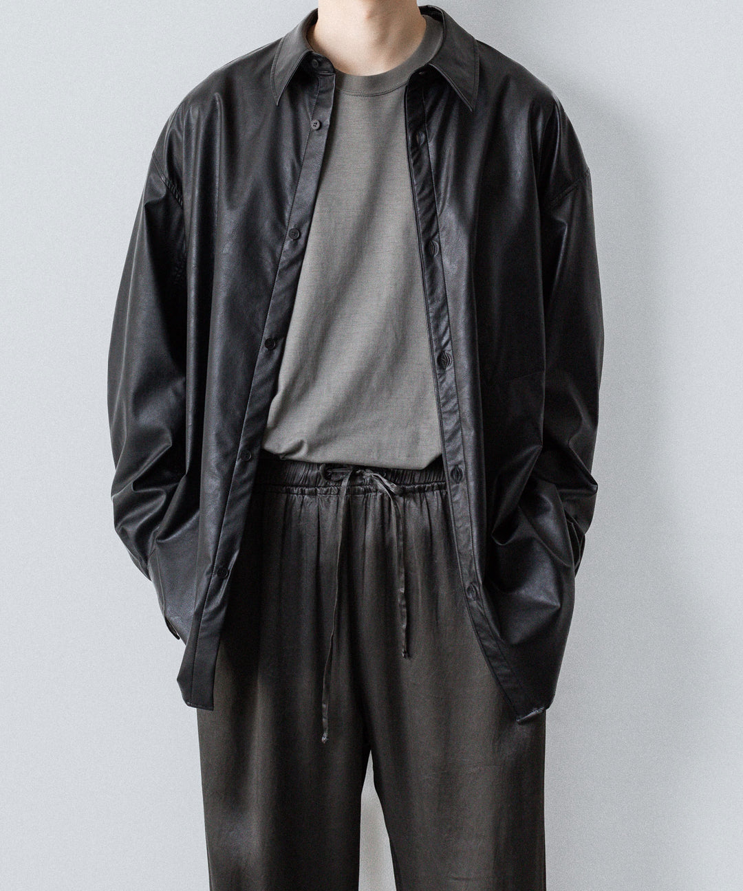 VEIN ヴェインの100/3 SUEDE JERSEY DISTRESSED VESSEL L/S TEE - GRAYの公式通販サイトsession福岡セレクトショップ