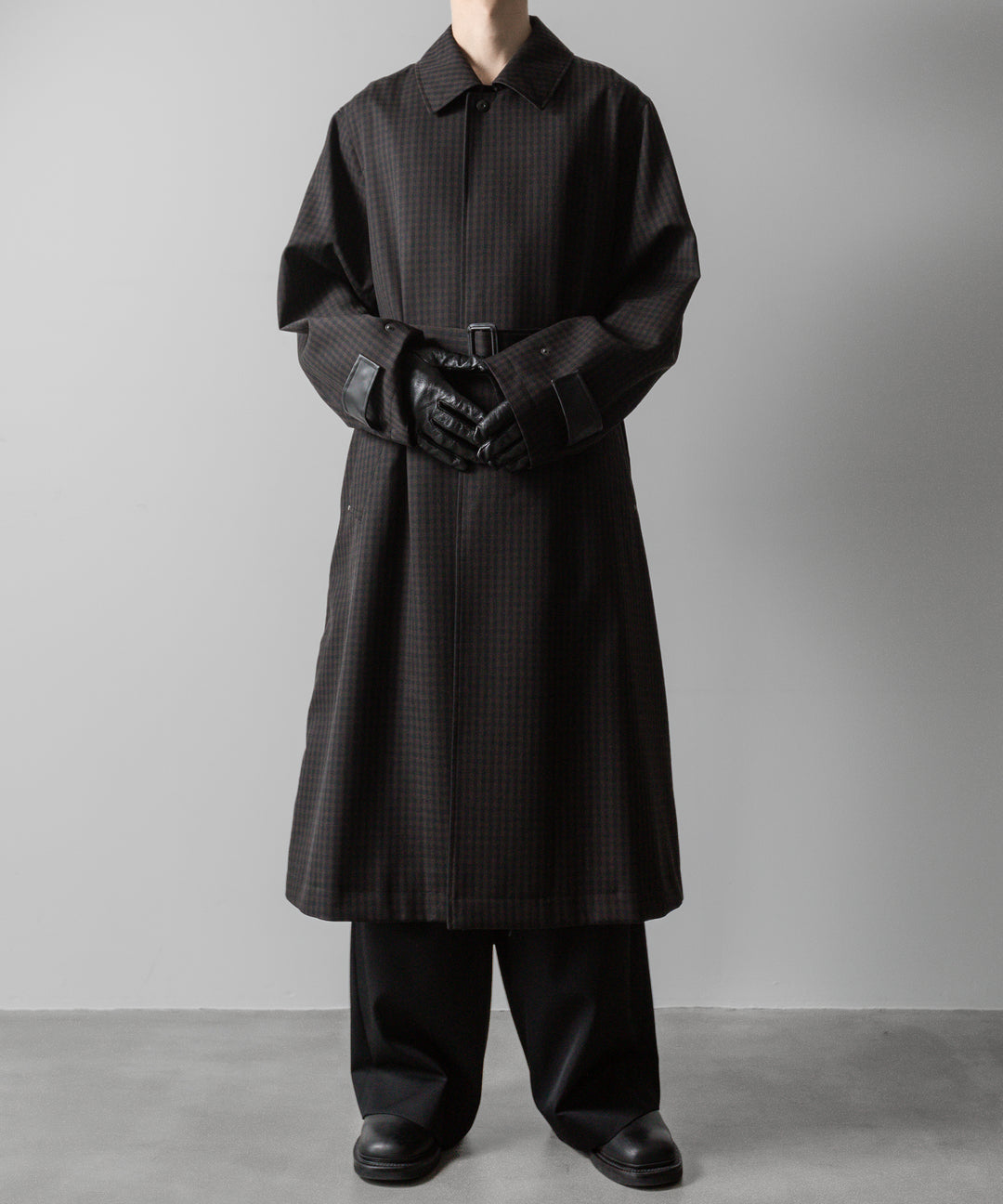 ssstein-シュタインのOVERSIZED BALMACAAN COATのGINGHAM公式通販サイトsession福岡セレクトショップ