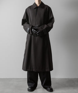 【ssstein】OVERSIZED BALMACAAN COAT - GINGHAM