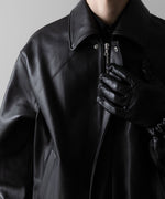 画像をギャラリービューアに読み込む, ssstein(シュタイン)のLEATHER ZIP SHORT JACKET - BLACKの公式通販サイトsession福岡セレクトショップ
