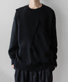【stein】CROSSOVER KNIT LS - BLACK