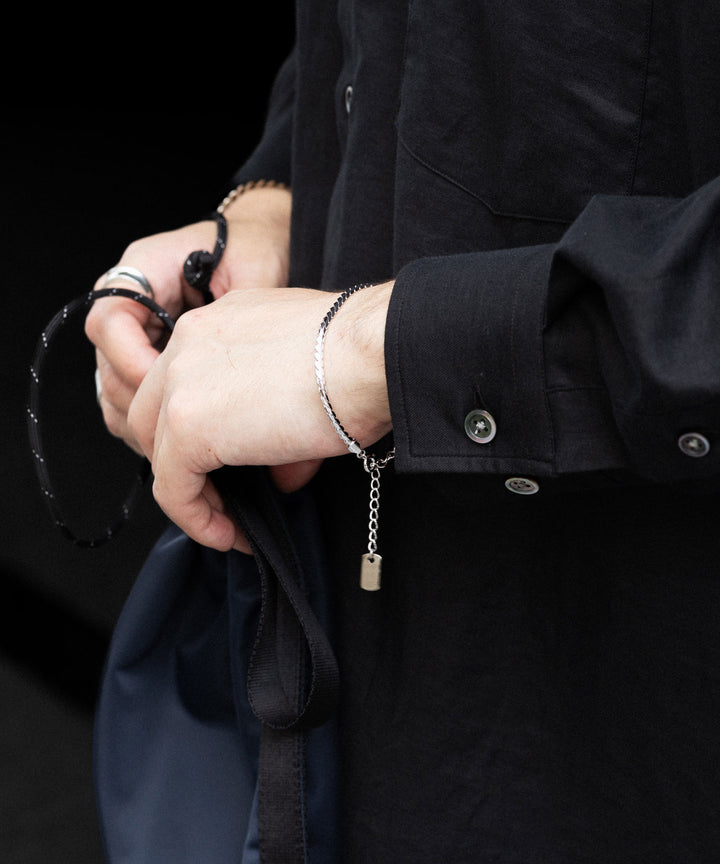 THE OBJECT ザオブジェクトNARROW DESIGN SNAKE BRACELETのSILVER 公式通販サイトsession福岡セレクトショップ