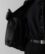 画像をギャラリービューアに読み込む, ssstein(シュタイン)のLEATHER ZIP SHORT JACKET - BLACKの公式通販サイトsession福岡セレクトショップ
