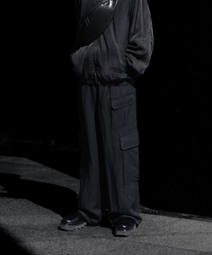 ssstein(シュタイン)のVIS/LI/RA TWILL CARGO TROUSERS - BLACKの公式通販サイトsession福岡セレクトショップ