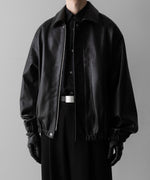 画像をギャラリービューアに読み込む, ssstein(シュタイン)のLEATHER ZIP SHORT JACKET - BLACKの公式通販サイトsession福岡セレクトショップ
