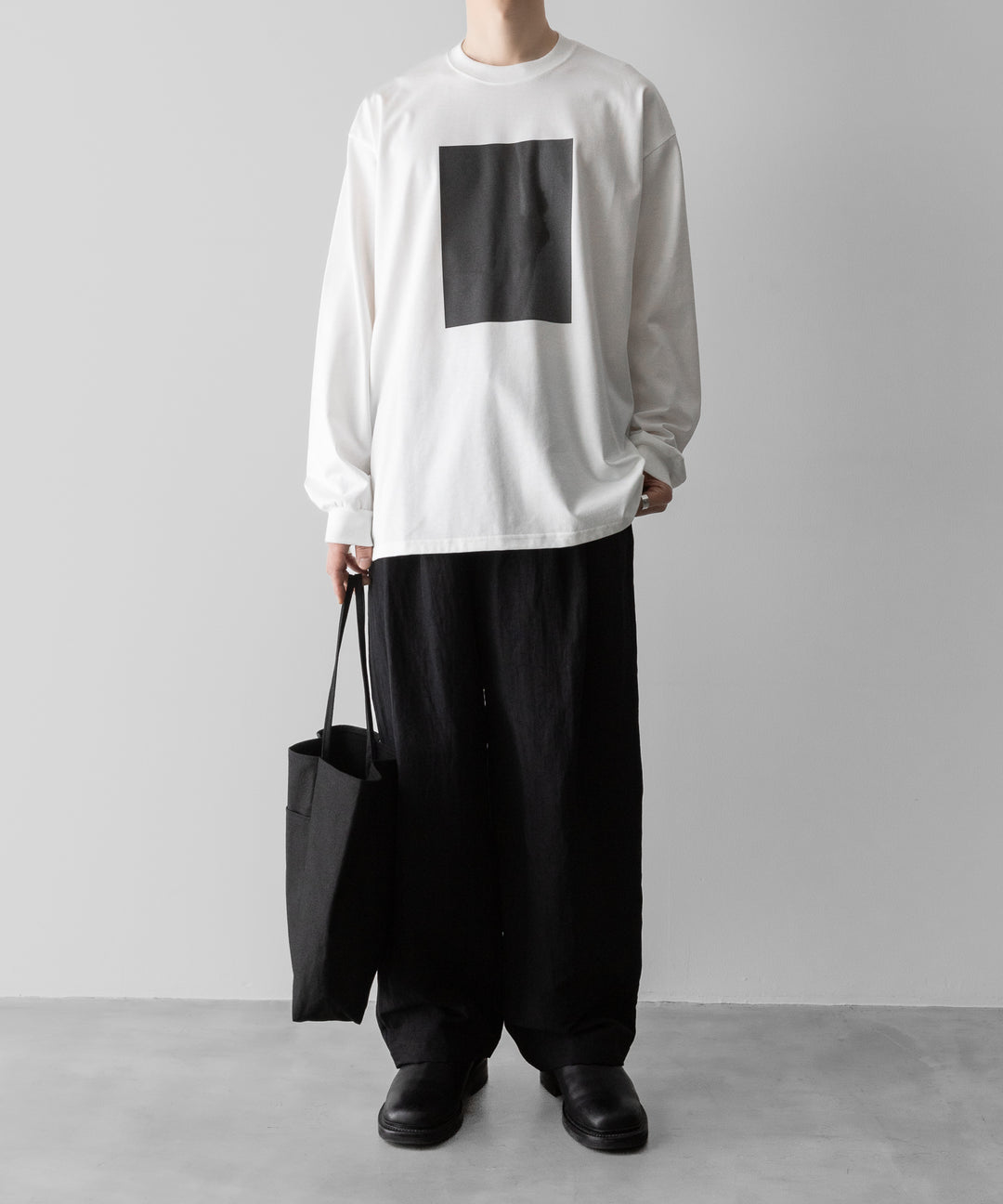 ssstein(シュタイン)のLI/NY POPLIN WIDE EASY TROUSERS - BLACKの公式通販サイトsession福岡セレクトショップ