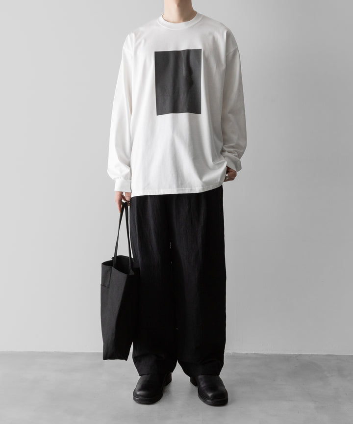 ssstein(シュタイン)のLI/NY POPLIN WIDE EASY TROUSERS - BLACKの公式通販サイトsession福岡セレクトショップ