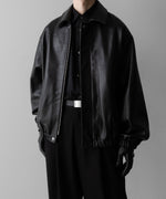 画像をギャラリービューアに読み込む, ssstein(シュタイン)のLEATHER ZIP SHORT JACKET - BLACKの公式通販サイトsession福岡セレクトショップ
