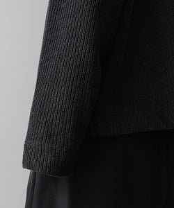 VEIN ヴェインのWO/PE QUARTER GAUGE KNIT HOODED PULLOVER SHIRT - X.GRAYの公式通販サイトsession福岡セレクトショップ