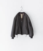 画像をギャラリービューアに読み込む, ANTHEM A アンセムエー PIGMENT AND DYE PUFFER MILITARY BLOUSONのDUSTY BLACK 公式通販サイトsession福岡セレクトショップ
