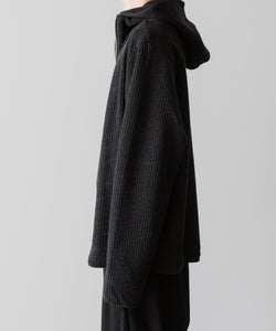 VEIN ヴェインのWO/PE QUARTER GAUGE KNIT HOODED PULLOVER SHIRT - X.GRAYの公式通販サイトsession福岡セレクトショップ