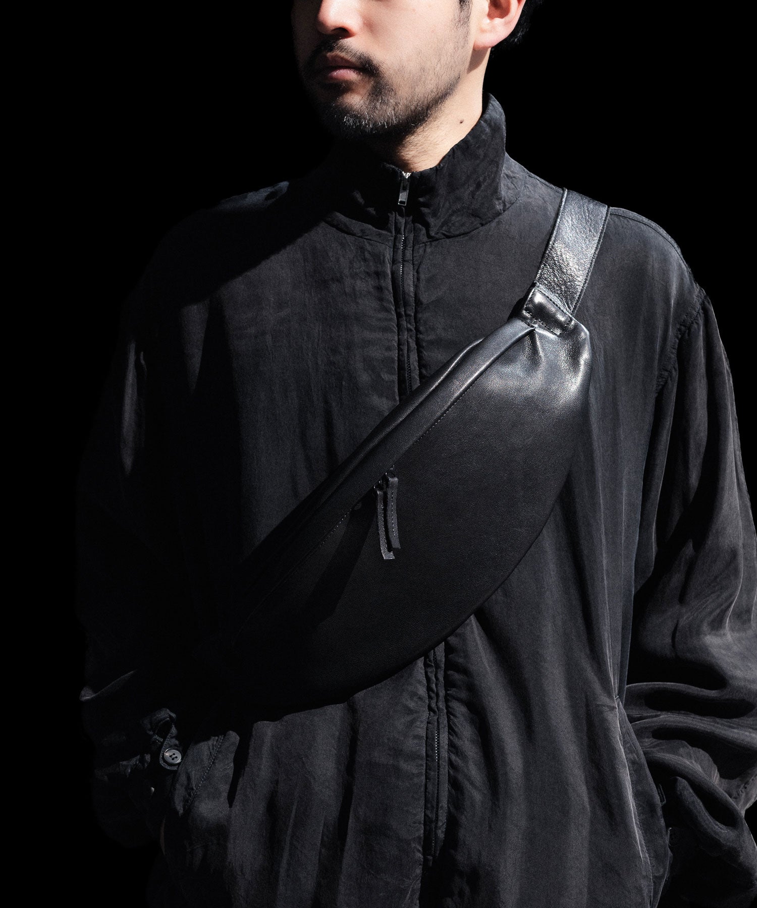 ssstein / シュタイン】LEATHER SLING BAG - BLACK | 公式通販サイト