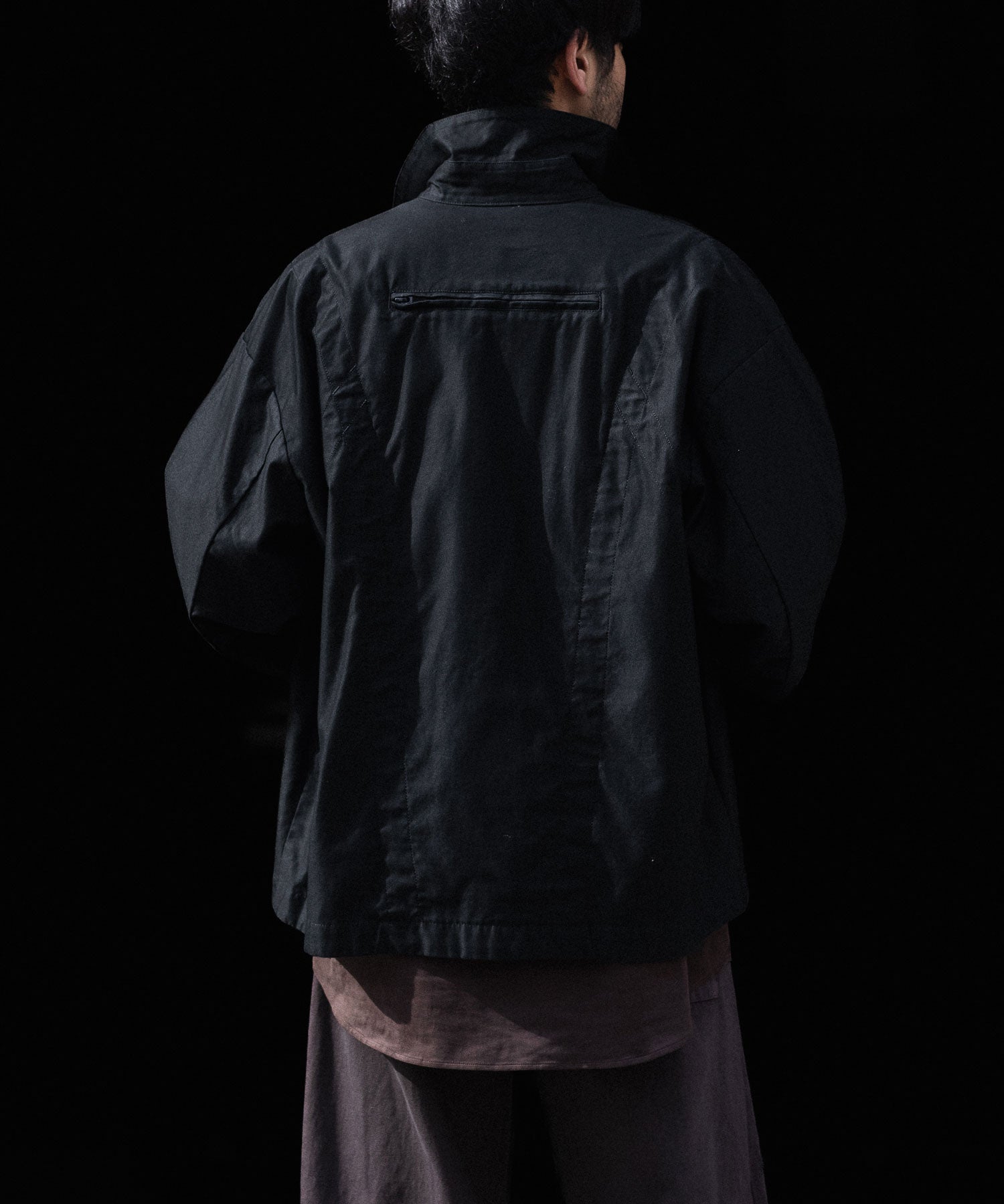 VEIN ヴェインのCOTTON MOLESKIN MILITARY JACKET - BLACKの公式通販サイトsession福岡セレクトショップ