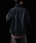 画像をギャラリービューアに読み込む, VEIN ヴェインのCOTTON MOLESKIN MILITARY JACKET - BLACKの公式通販サイトsession福岡セレクトショップ
