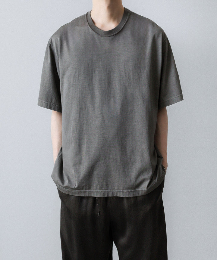 VEIN ヴェインの100/3 SUEDE JERSEY DISTRESSED VESSEL S/S TEE - GRAYの公式通販サイトsession福岡セレクトショップ